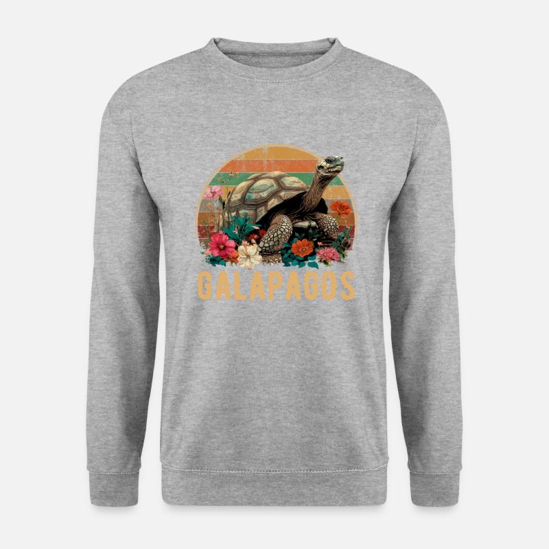 Galapagos Islands, ecuador Galapagos - Unisex Pullover - Weißgrau meliert