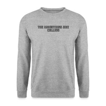 Hiking - The Mountains Are Calling - Unisex Sweatshirt - salt & pepper - Front - Alina (178cm) & Michal (187cm)