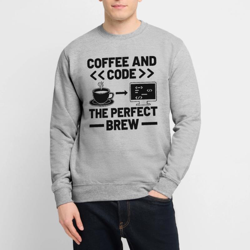 Café Codage Programmeur Codeur Développeur Nerd Coff Sweat-shirt Unisexe
