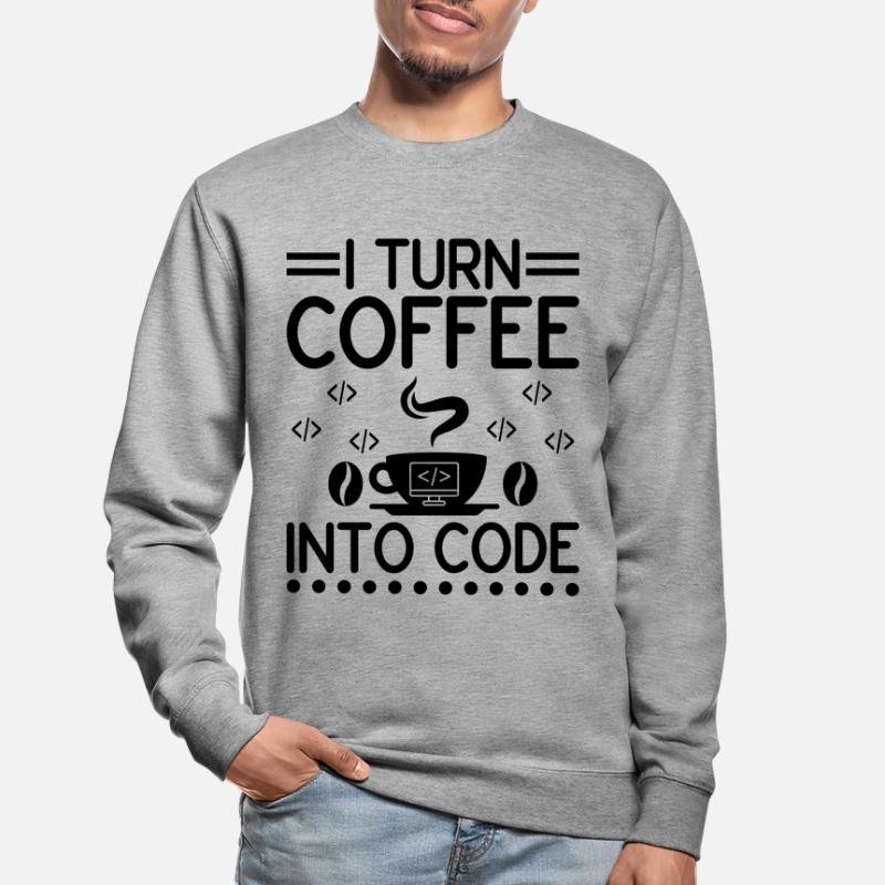 Kaffee-Codierung Programmierer Programmierer Entwickler Nerd Coff Unisex Pullover