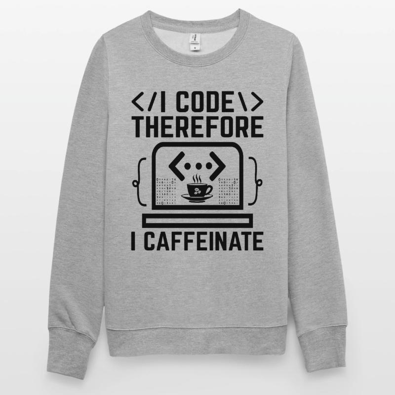 Café Codage Programmeur Codeur Développeur Nerd Coff Sweat-shirt Unisexe