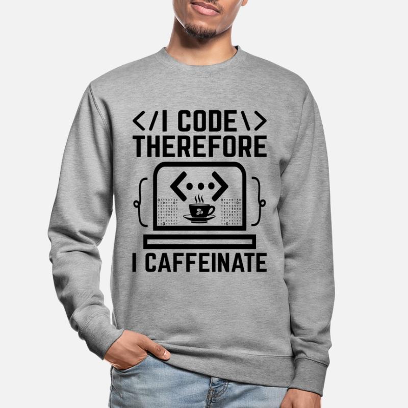 Café Codage Programmeur Codeur Développeur Nerd Coff Sweat-shirt Unisexe