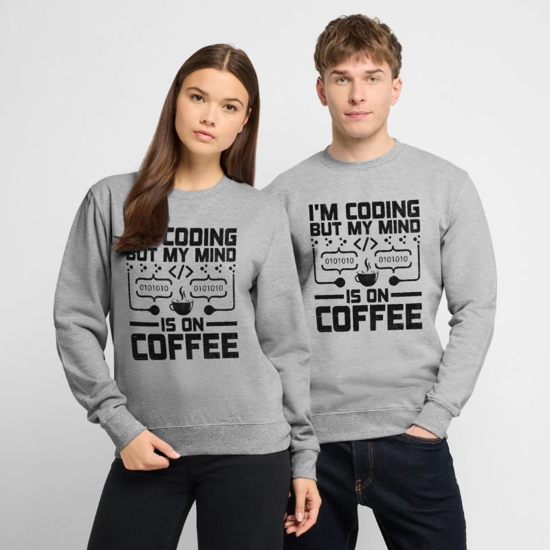 Café Codage Programmeur Codeur Développeur Nerd Coff Sweat-shirt Unisexe