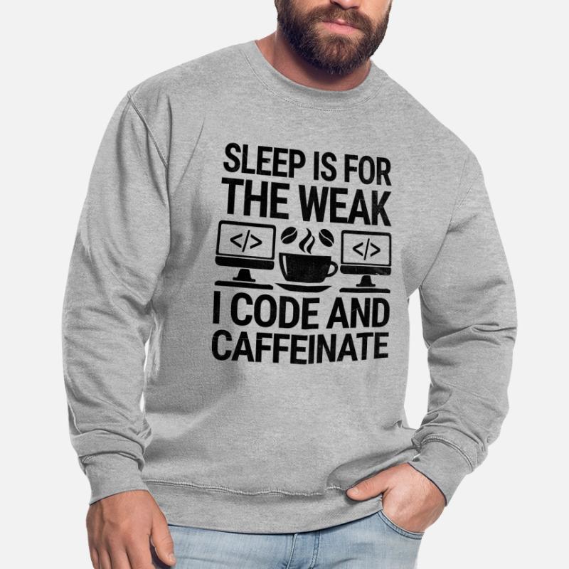 Café Codage Programmeur Codeur Développeur Nerd Coff Sweat-shirt Unisexe