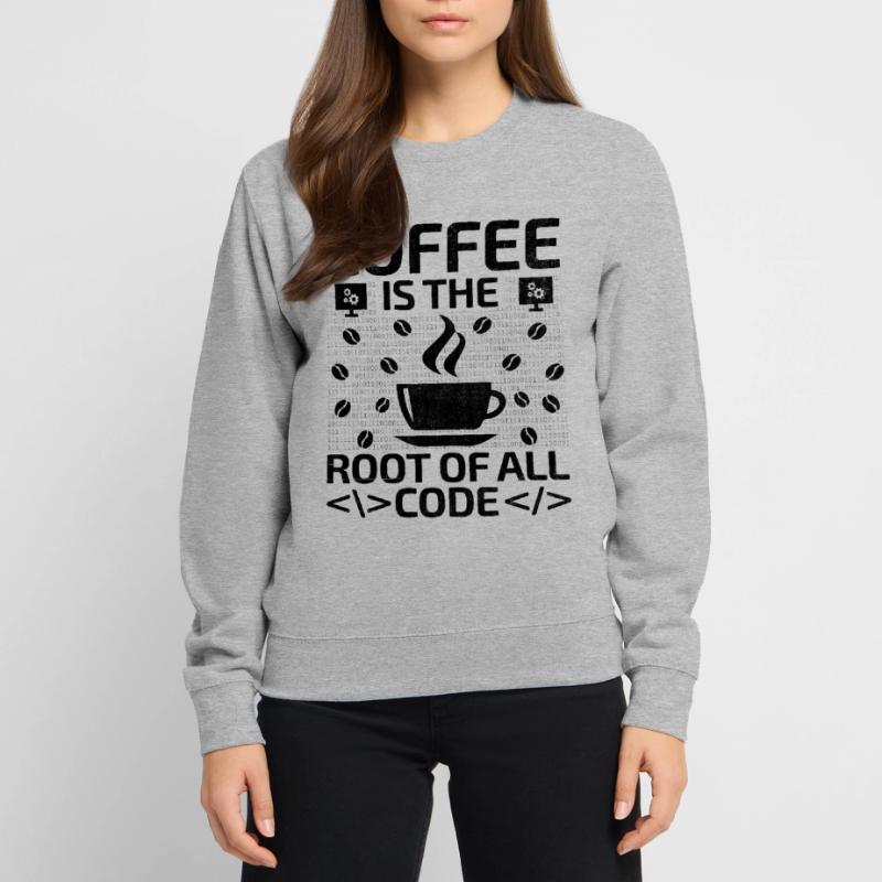 Café Codage Programmeur Codeur Développeur Nerd Coff Sweat-shirt Unisexe