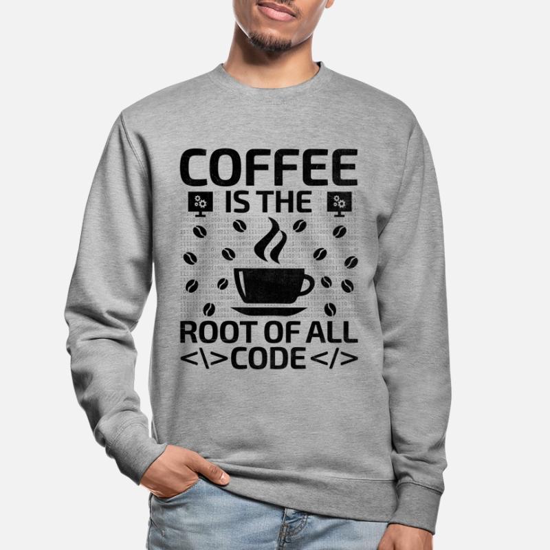 Café Codage Programmeur Codeur Développeur Nerd Coff Sweat-shirt Unisexe
