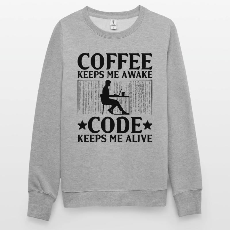Kaffee-Codierung Programmierer Programmierer Entwickler Nerd Coff Unisex Pullover