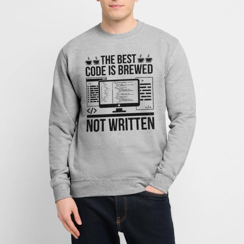 Café Codage Programmeur Codeur Développeur Nerd Coff Sweat-shirt Unisexe