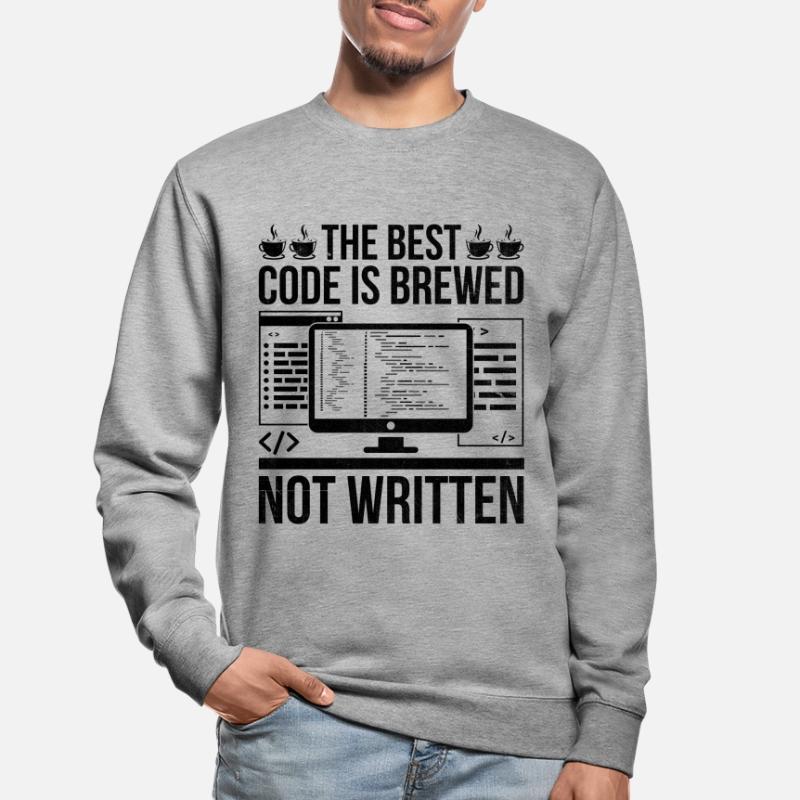 Kaffee-Codierung Programmierer Programmierer Entwickler Nerd Coff Unisex Pullover