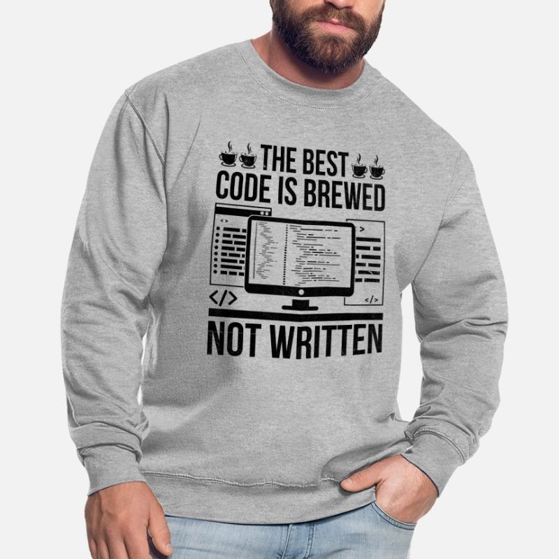 Café Codage Programmeur Codeur Développeur Nerd Coff Sweat-shirt Unisexe