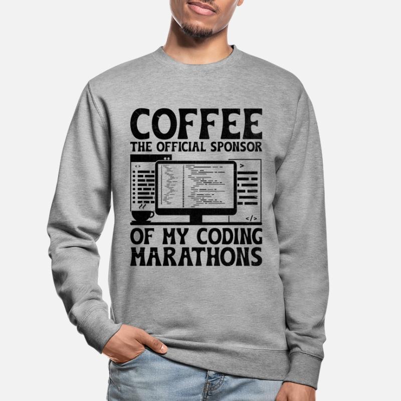 Café Codage Programmeur Codeur Développeur Nerd Coff Sweat-shirt Unisexe