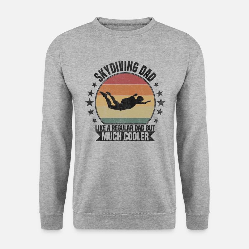 Skydiving dad Sky Diving - Unisex Sweatshirt - salt & pepper