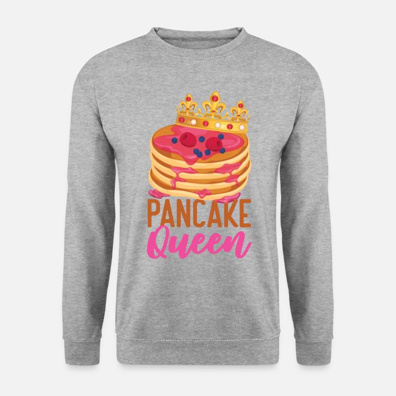 Pancake Lover Kids Queen Pancake - Unisex Sweatshirt - salt & pepper