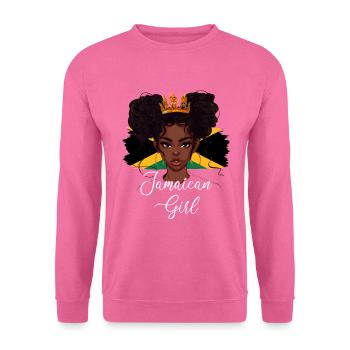 jamaican girl Flag Jamaica - Unisex Pullover - Pink - Vorne