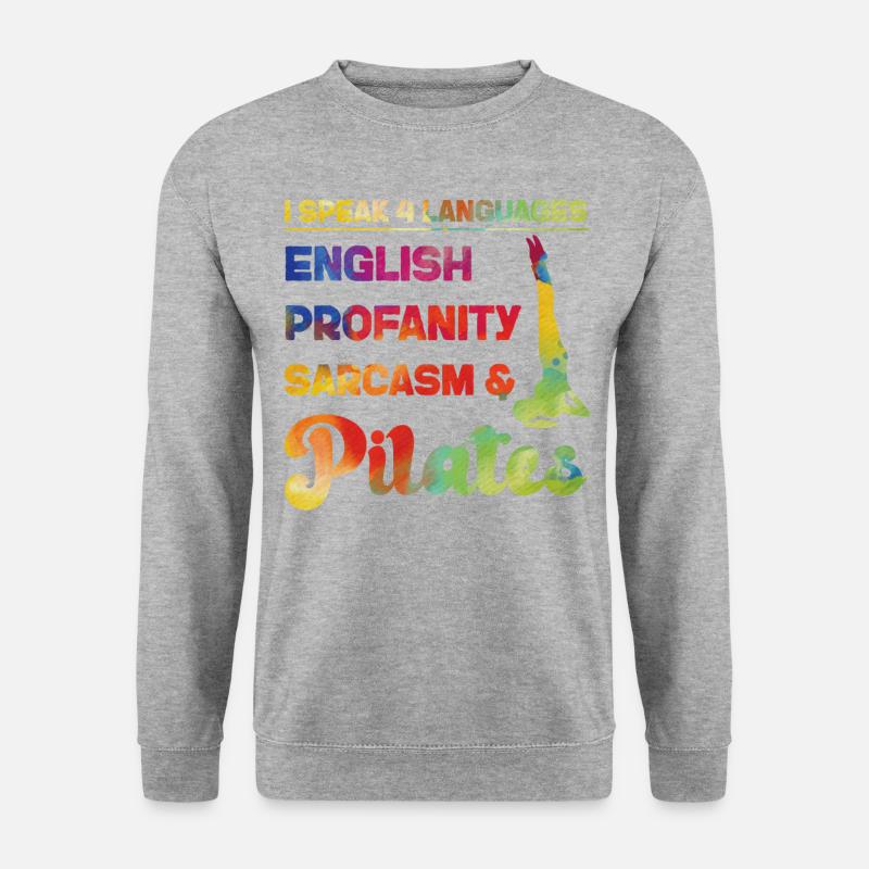 Pilates Instructor Teacher - Unisex Sweatshirt - salt & pepper