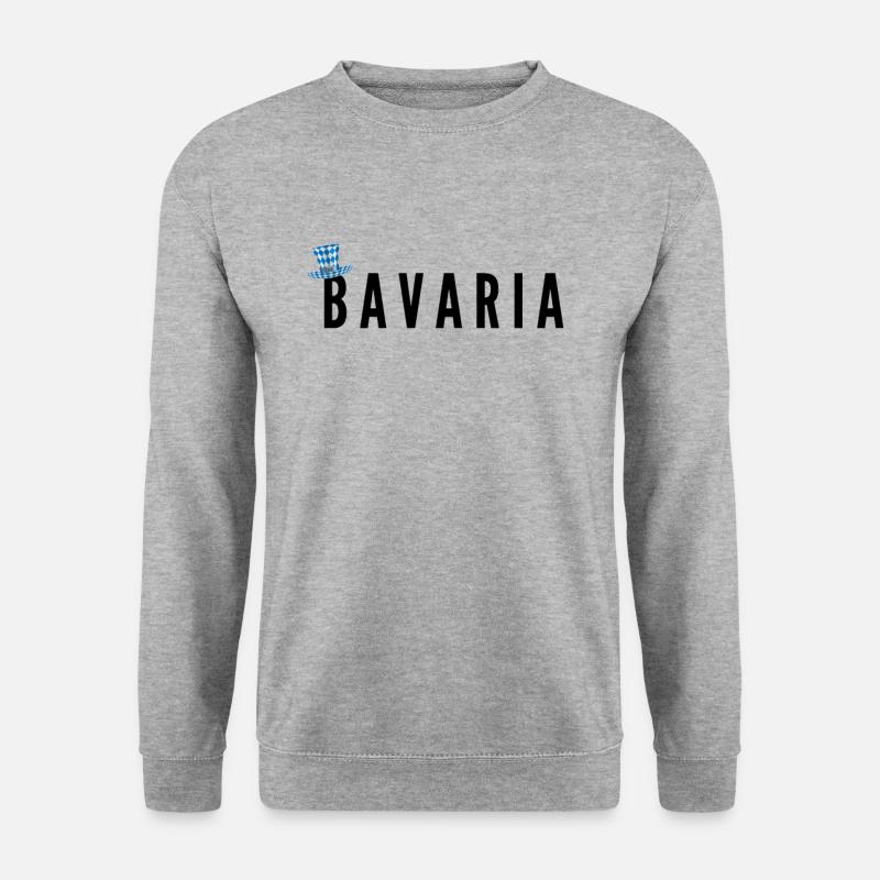 Bayern Bavaria - Unisex Pullover - Weißgrau meliert