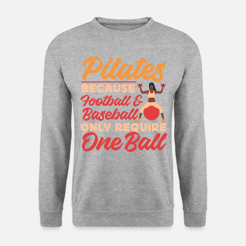 Pilates Instructor Teacher Pilates - Unisex Pullover - Weißgrau meliert