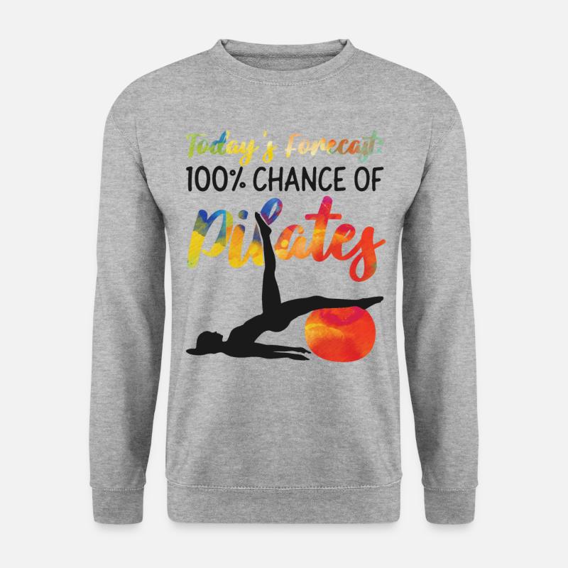 Pilates Instructor Teacher - Unisex Pullover - Weißgrau meliert