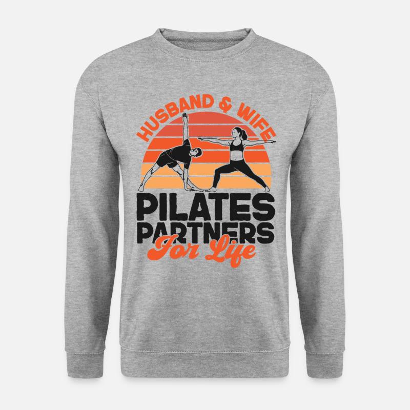 Pilates Instructor Teacher Husband - Unisex Sweatshirt - salt & pepper