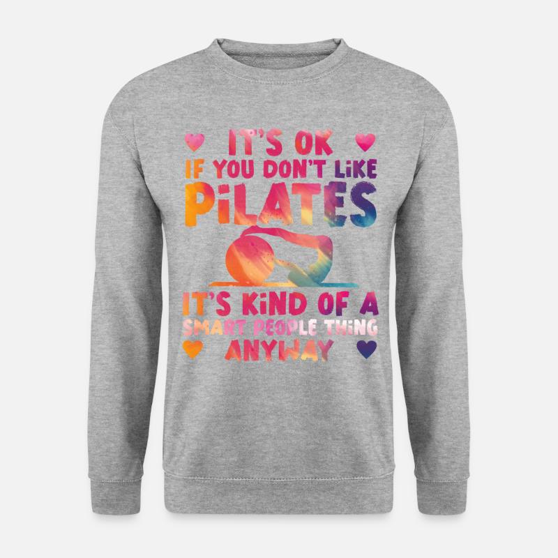 Pilates Instructor Teacher - Unisex Pullover - Weißgrau meliert