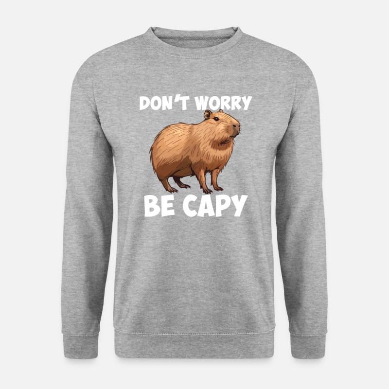 Capybara be capy - Unisex Sweatshirt - salt & pepper