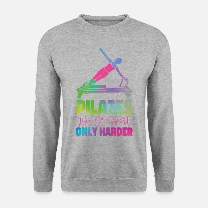 Instructeur de Pilates Enseignant - Sweat-shirt Unisexe - gris chiné