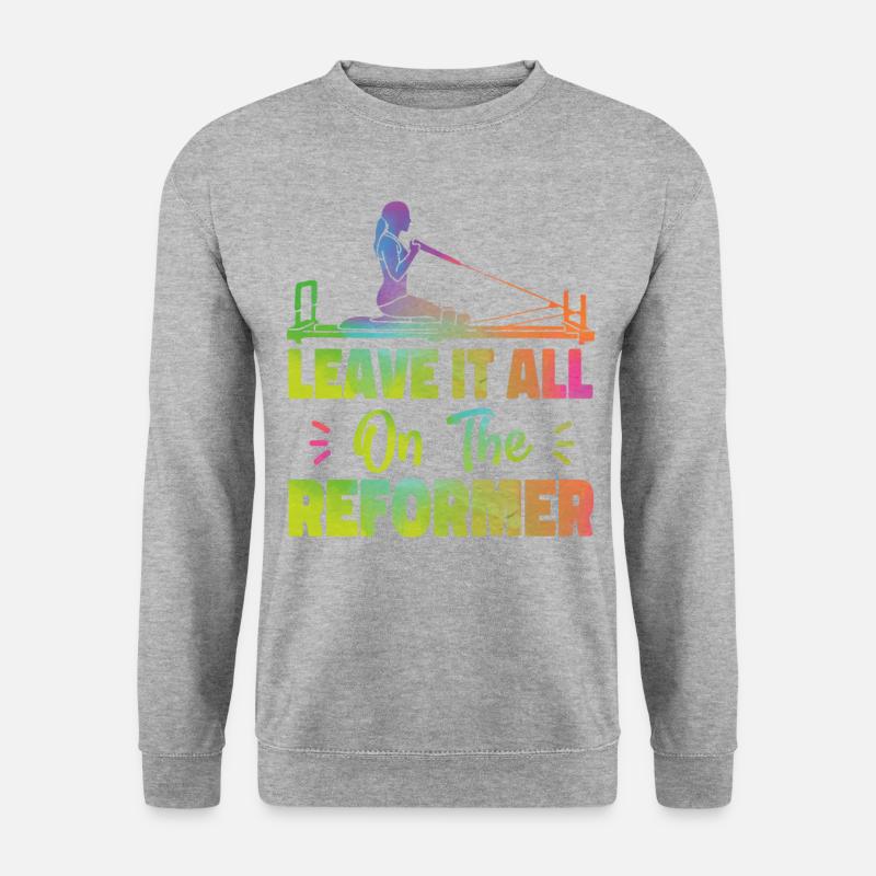 Pilates Instructor Teacher - Unisex Pullover - Weißgrau meliert