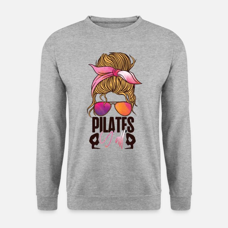 Pilates Instructor Teacher - Unisex Sweatshirt - salt & pepper