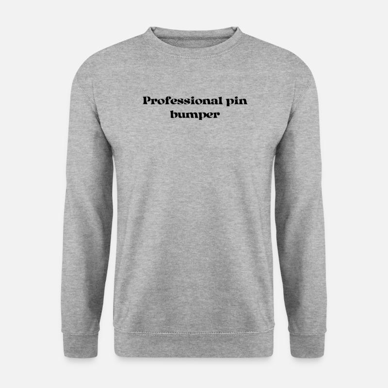 Bowling - Professional pin bumper - Unisex Sweatshirt - salt & pepper