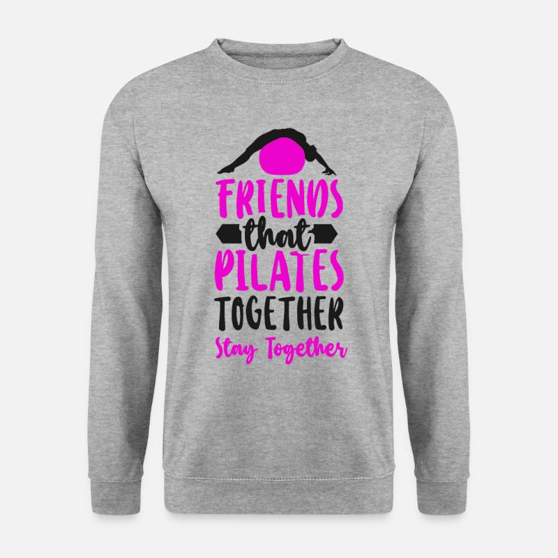 Instructeur de Pilates Professeur Amis - Sweat-shirt Unisexe - gris chiné
