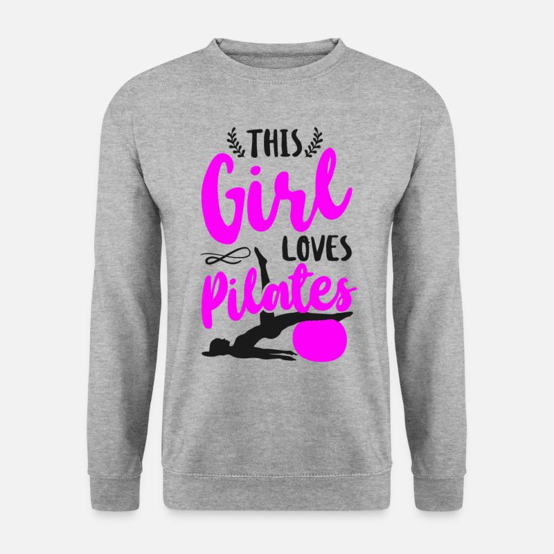 Pilates Instructor Teacher Girl - Unisex Sweatshirt - salt & pepper