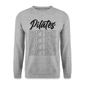 Pilates Instructor Teacher Pilates - Unisex Pullover - Weißgrau meliert - Vorne - Alina (178cm) & Michal (187cm)