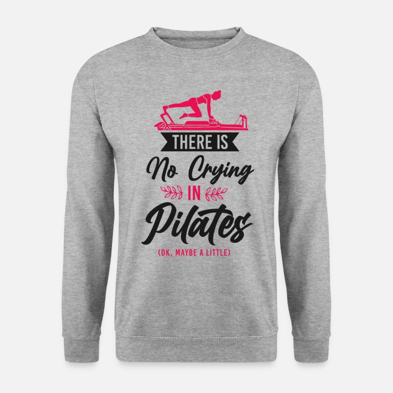 Pilates Instructor Teacher There - Unisex Pullover - Weißgrau meliert