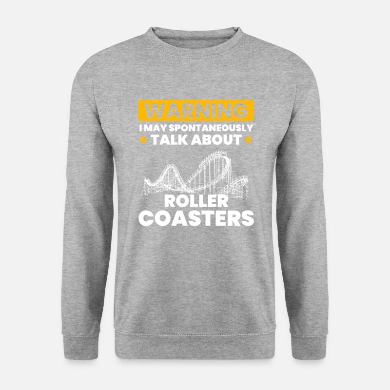 Talk Spontaneously Rollercoasters - Unisex Sweatshirt - salt & pepper