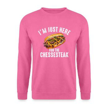 Philly Cheesesteak apparel - Unisex Sweatshirt - pink - Front