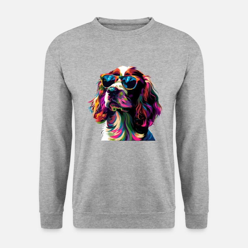Springer Spaniel - Unisex Sweatshirt - salt & pepper