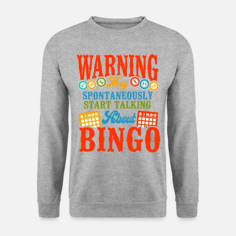 Bingo Player Warning May - Unisex Sweatshirt - salt & pepper