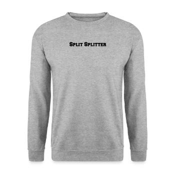 Bowling - Split Splitter - Unisex Sweatshirt - salt & pepper - Front - Alina (178cm) & Michal (187cm)