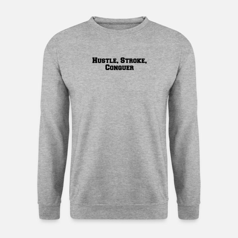 Billiards - Hustle, Stroke, Conquer - Unisex Sweatshirt - salt & pepper