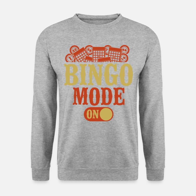 Bingo Player Bingo Mode On - Unisex Sweatshirt - salt & pepper