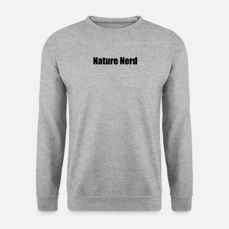 Hiking - Nature Nerd - Unisex Sweatshirt - salt & pepper