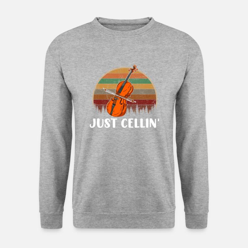 Violoncelle Just Cellin - Sweat-shirt Unisexe - gris chiné