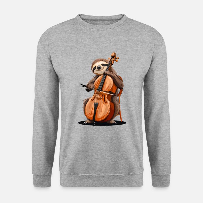 Violoncelle Just Cellin - Sweat-shirt Unisexe - gris chiné