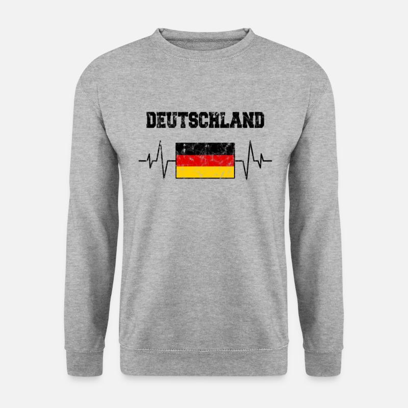 Germany Heartbeat - Unisex Sweatshirt - salt & pepper