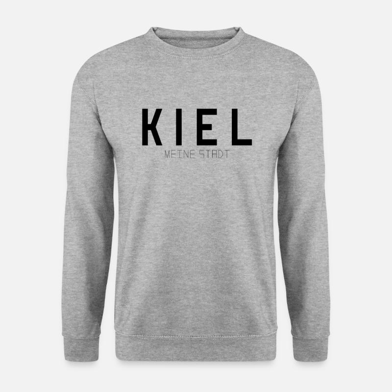 Kiel Meine Stadt - Unisex Pullover - Weißgrau meliert