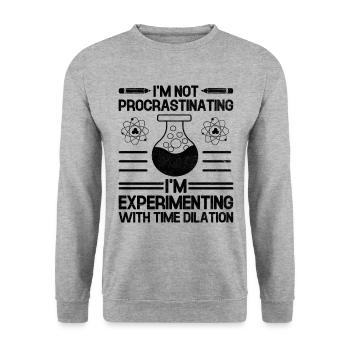 Professeur de sciences Professeur d’école Biologie Chimie P - Sweat-shirt Unisexe - gris chiné - Devant - Alina (178cm) & Michal (187cm)