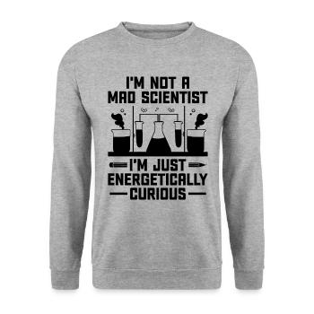 Professeur de sciences Professeur d’école Biologie Chimie P - Sweat-shirt Unisexe - gris chiné - Devant - Alina (178cm) & Michal (187cm)