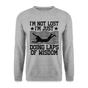Physical Education Teacher PE Teachers School Spor - Unisex Sweatshirt - salt & pepper - Front - Alina (178cm) & Michal (187cm)