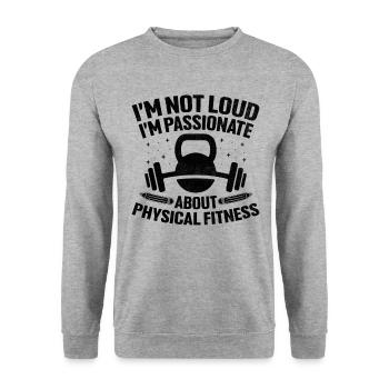 Professeur d’éducation physique Professeurs d’éducation physique École Spor - Sweat-shirt Unisexe - gris chiné - Devant - Alina (178cm) & Michal (187cm)