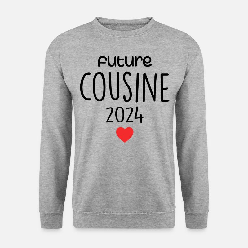 Future Cousin Gift - Unisex Sweatshirt - salt & pepper